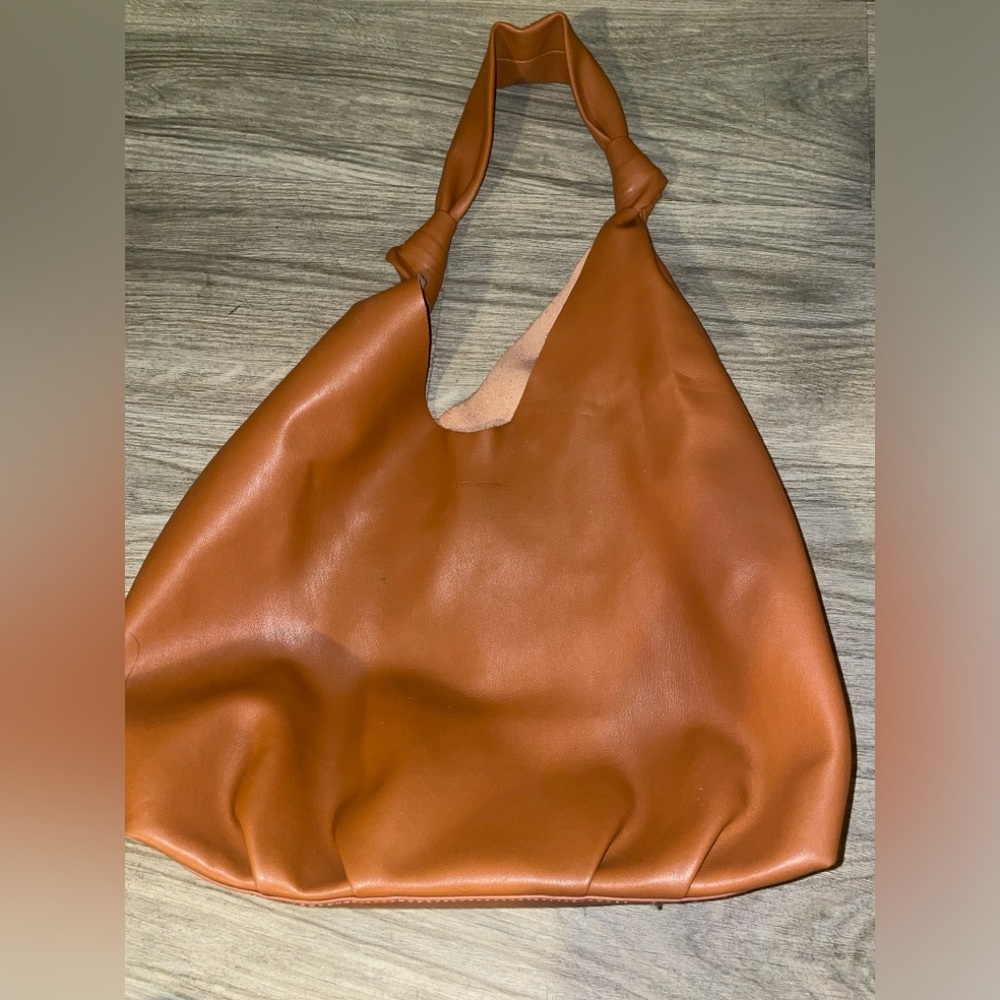 Elizabeth and James Brown tote vegan leather bag